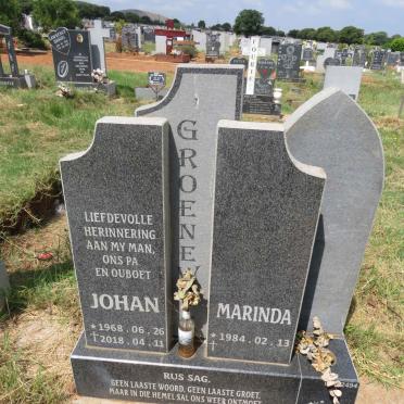 GROENEWALD Johan 1968-2018 & Marinda 1984- 