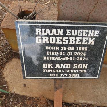 GROESBEEK Riaan Eugene 1988-2024