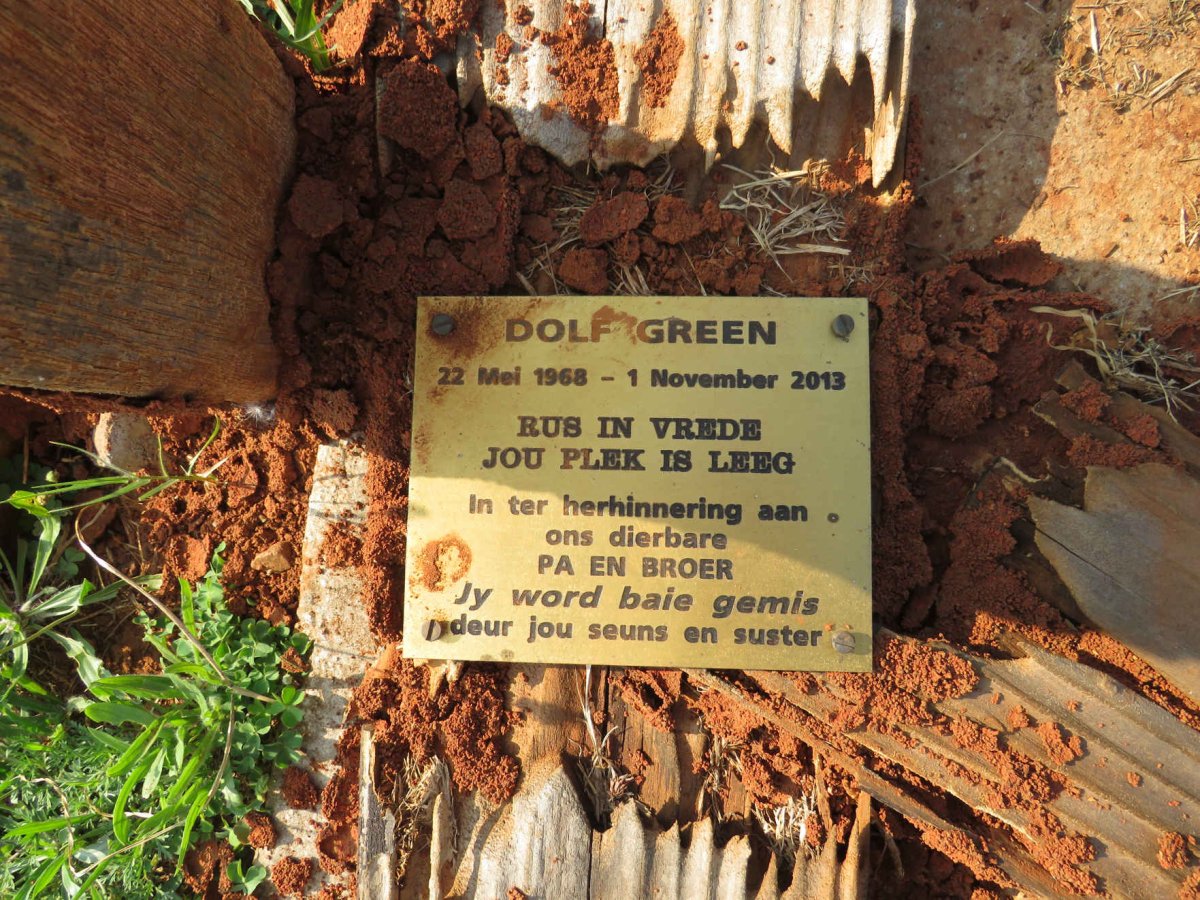 GREEN Dolf 1968-2013