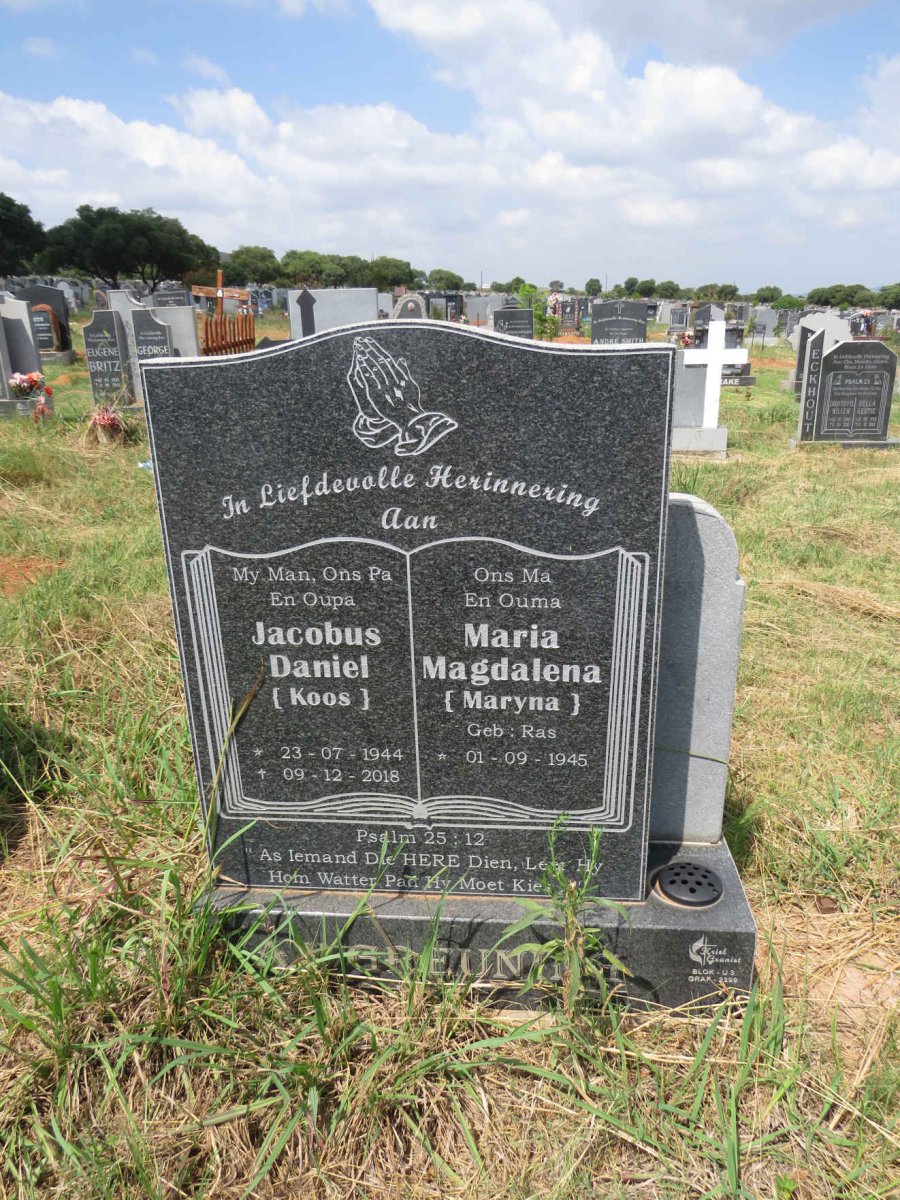 GREUNING Jacobus Daniel, van 1944-2018 & Maria Magdalena RAS 1945- _1