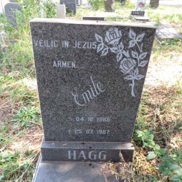 HAGG Emile 1986-1987