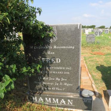 HAMMAN Fred 1962-2014