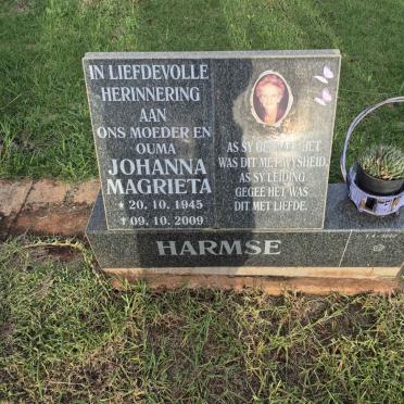 HARMSE Johanna Magrieta 1945-2009