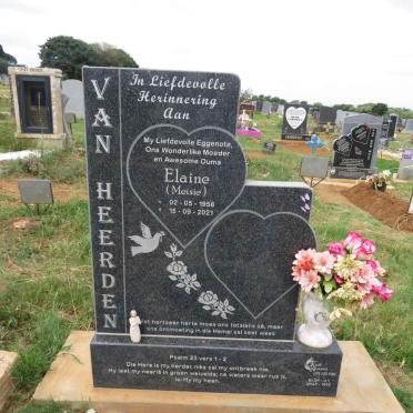 HEERDEN Elaine, van 1956-2021