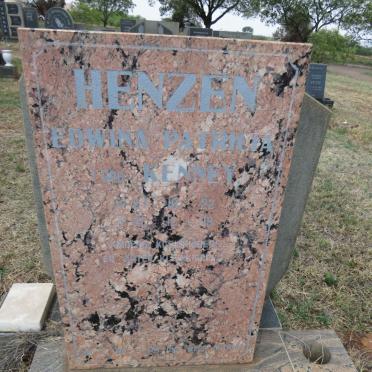 HENZEN Edwina Patricia nee KENNEY 1922-1998