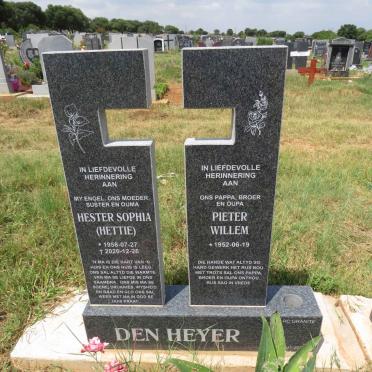 HEYER Pieter Willem, den 1952- & Hester Sophia 1958-2020