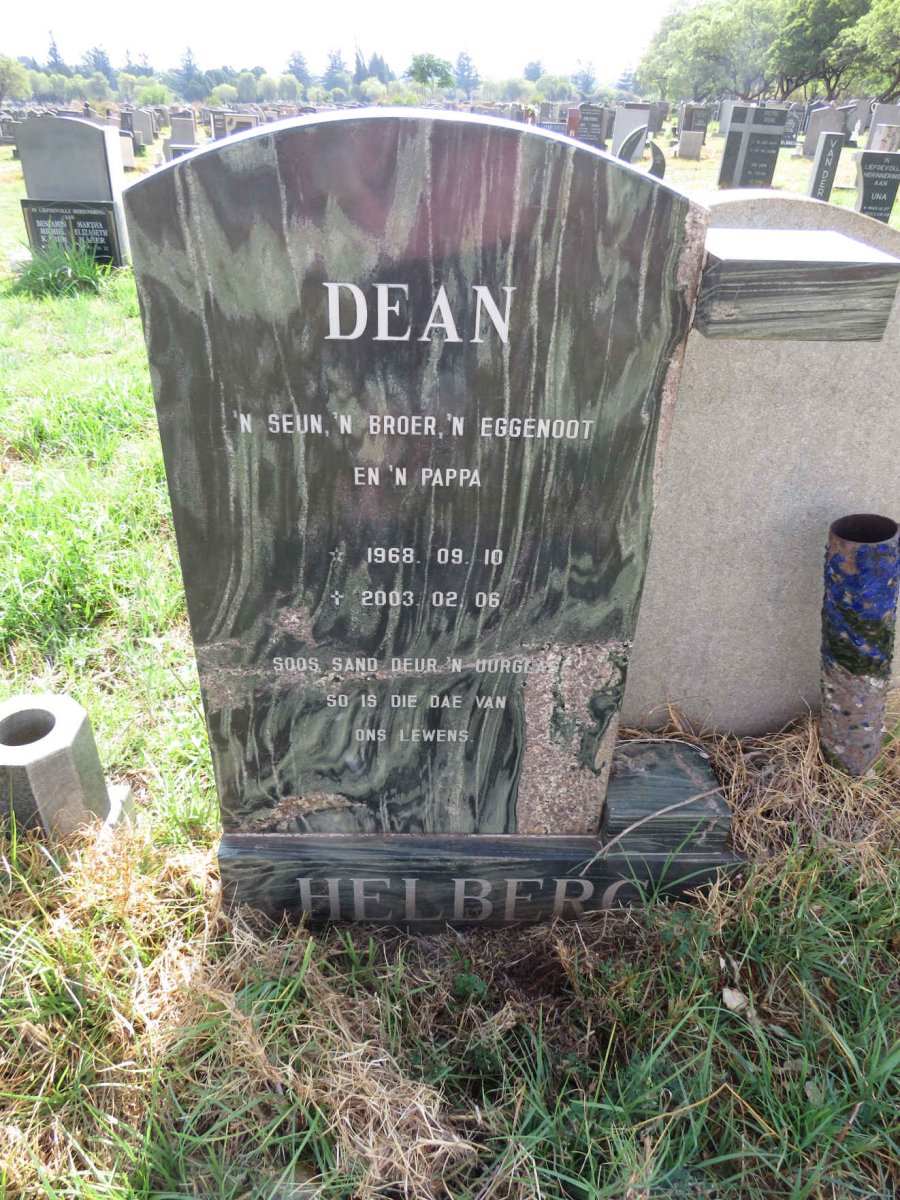 HELBERG Dean 1968-2003