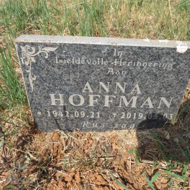 HOFFMAN Anna 1942-2019