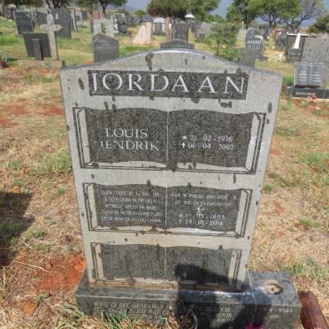 JORDAAN Louis Hendrik 1936-2002 :: JORDAAN ? 1993-2014
