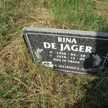JAGER Rina, de 1939-2018 