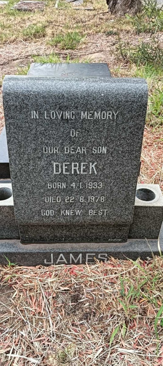 JAMES Derek 1933-1978
