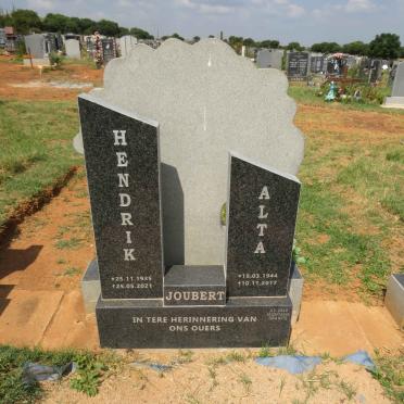 JOUBERT Hendrik 1935-2021 & Alta 1944-2017