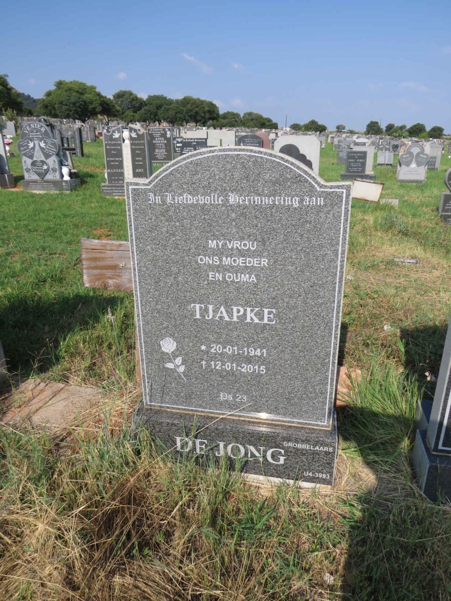 JONG Dirk, de 1939-2016 & Tjapke 1941-2015  _2