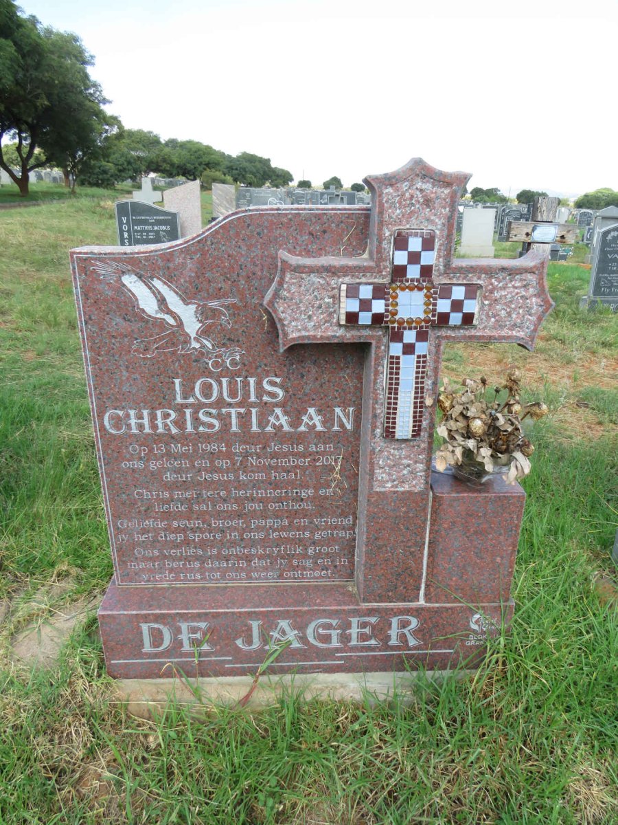 JAGER Louis Christiaan, de 1984-2017