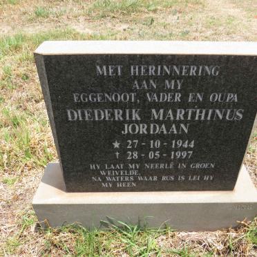 JORDAAN Diederik Marthinus 1944-1997
