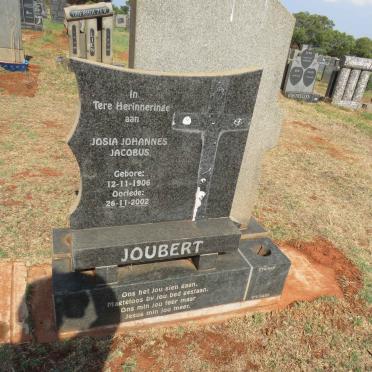 JOUBERT Josia Johannes Jacobus 1906-2002