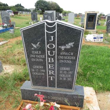 JOUBERT Izak B. 1956- & Anna C.M. 1957-2021