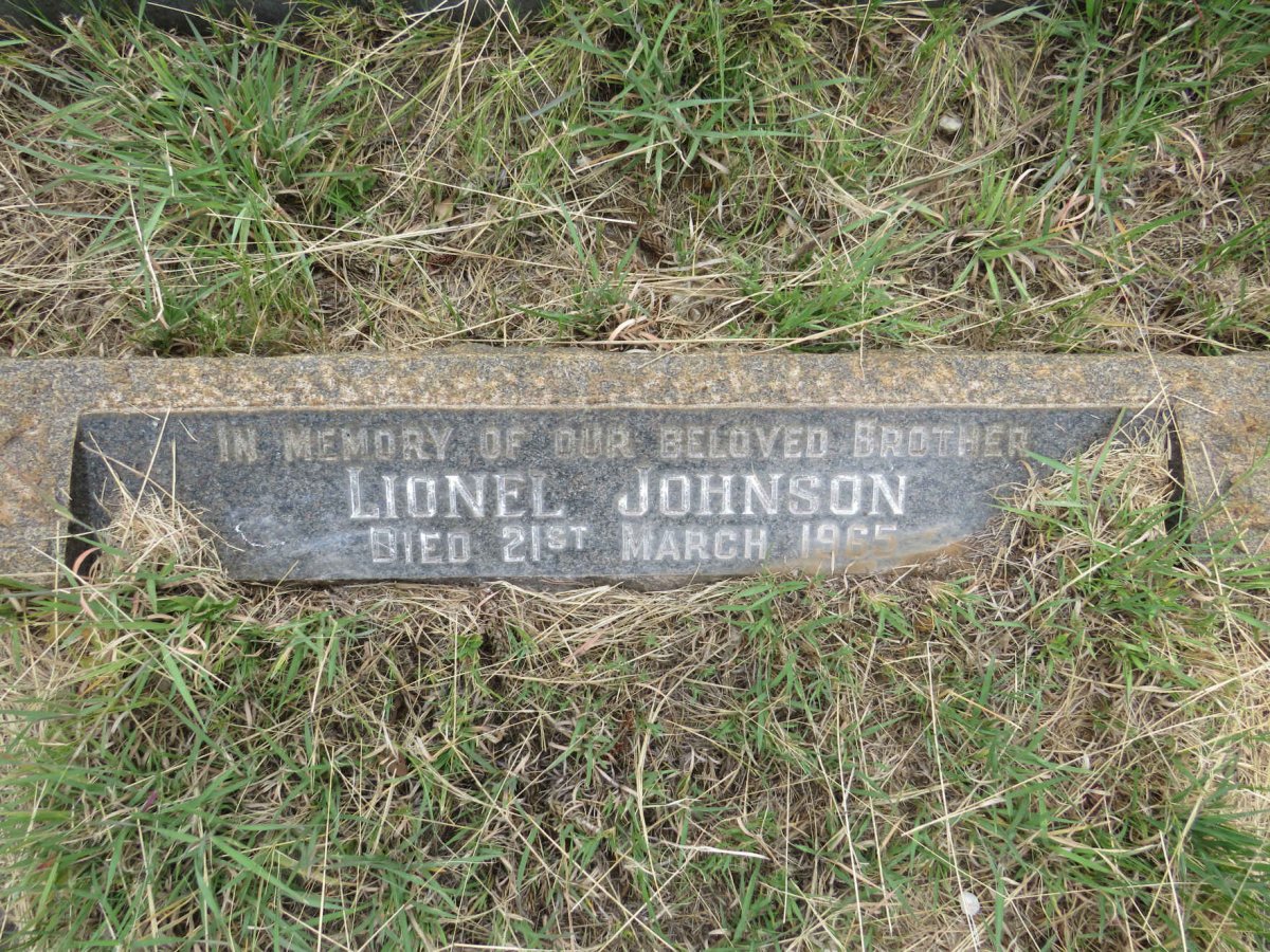 JOHNSON Lionel -1965