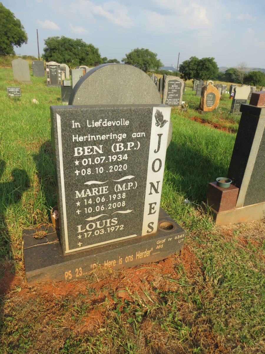 JONES B.P. 1934-2020 & M.P. 1938-2008 :: JONES Louis 1972-