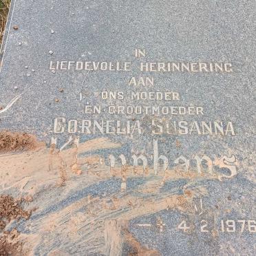 KLEYNHANS Cornelia Susanna 190?-1976