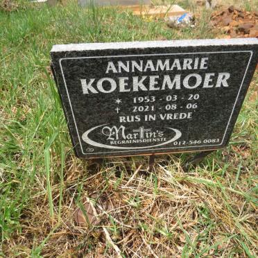 KOEKEMOER Annamarie 1953-2021