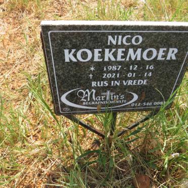 KOEKEMOER Nico 1987-2021