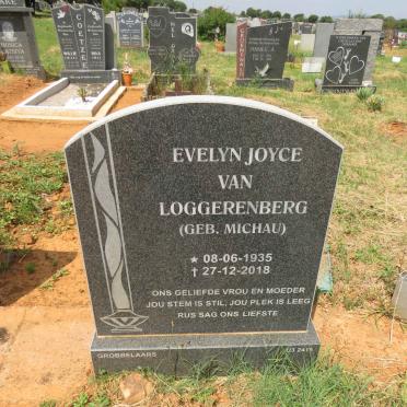 LOGGERENBERG Evelyn Joyce, van nee MICHAU 1935-2018