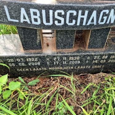 LABUSCHAGNE Karel 1922-2008 & Marthie 1930-2009 :: LABUSCHAGNE Casper 1949-2000 _2