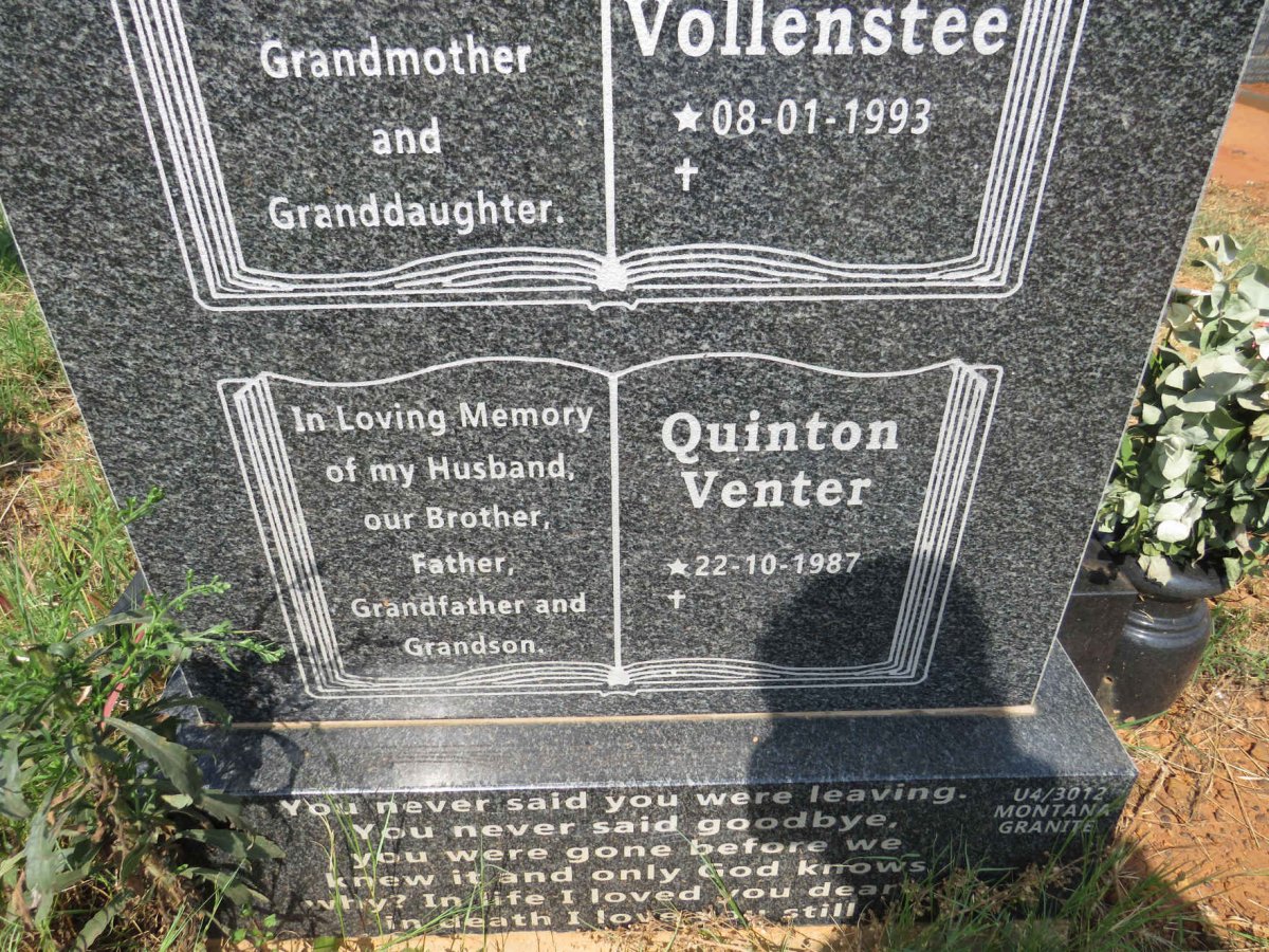 LANGE Cheryl, de 1971-2019 :: VENTER Quinton 1987 :: VAN VOLLENSTEE Monique 1993- _3