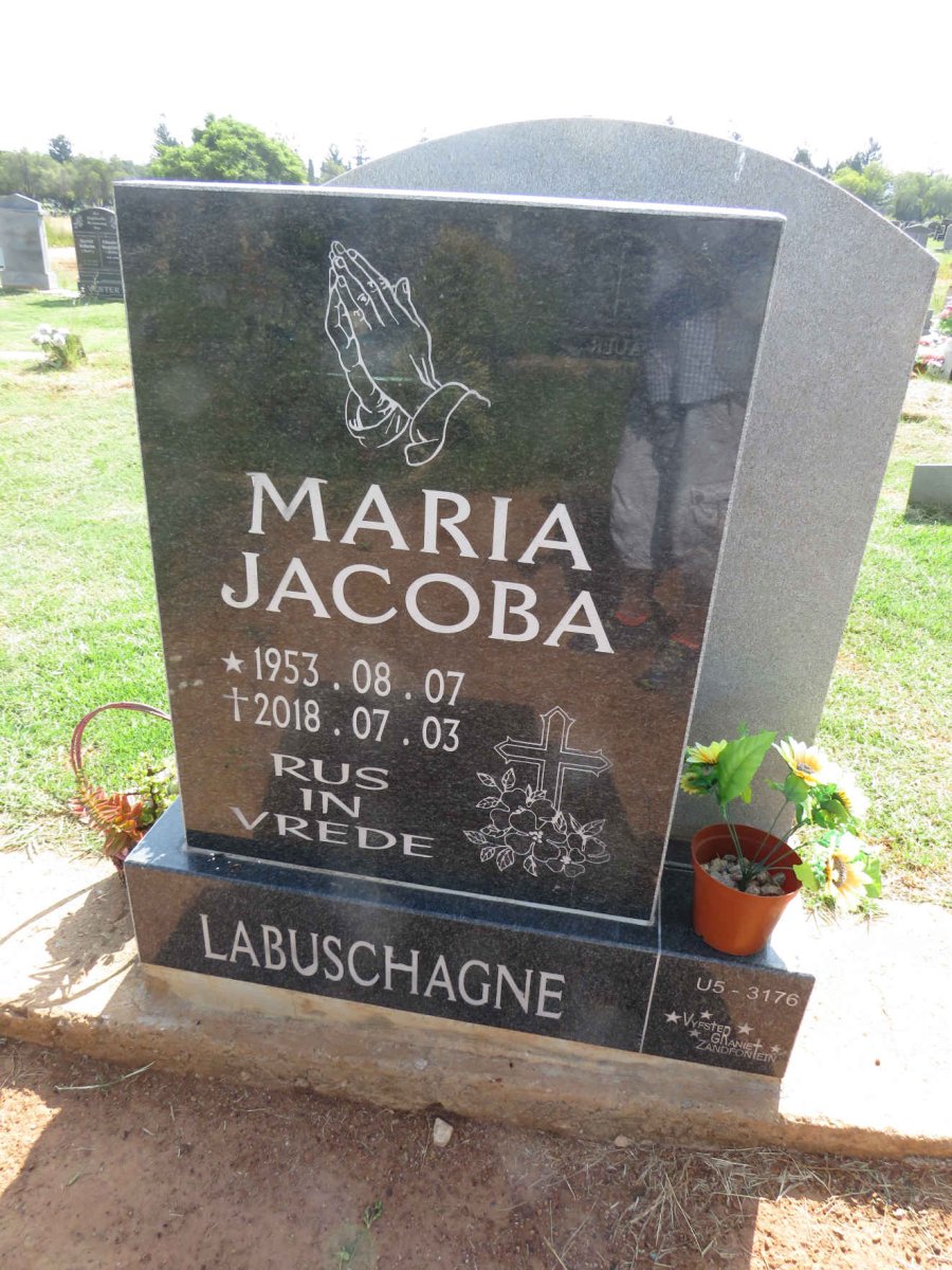 LABUSCHAGNE Maria Jacoba 1953-2018