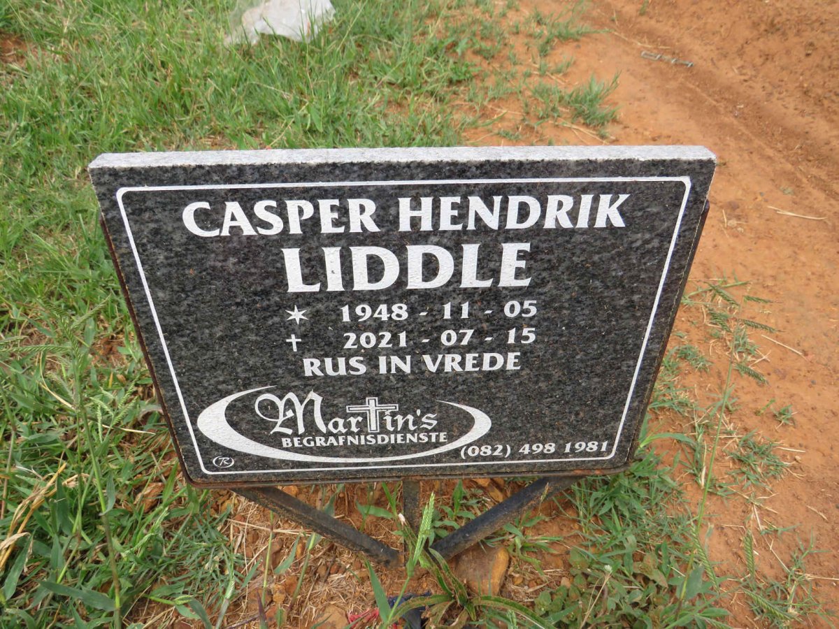 LIDDLE Casper Hendrik 1948-2021