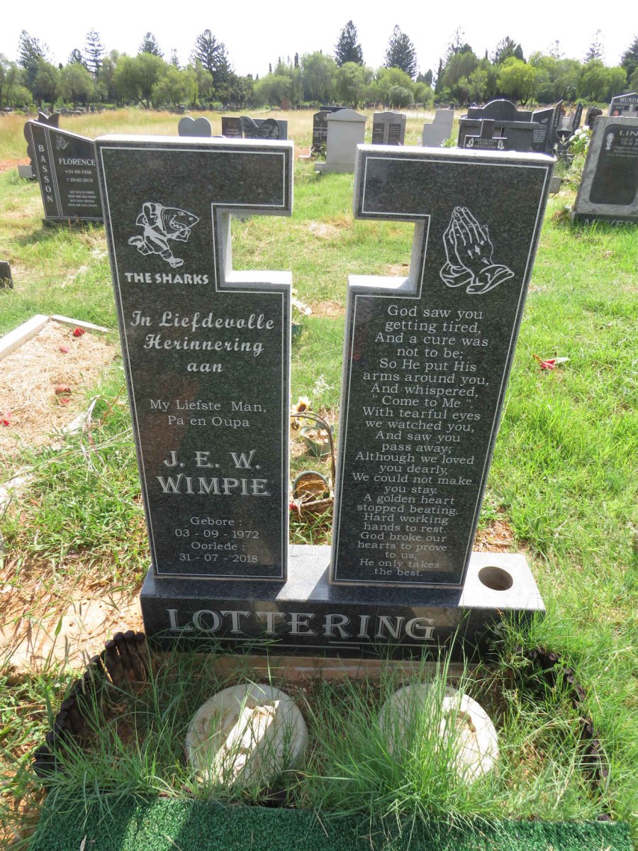 LOTTERING J.E.W. 1972-2018