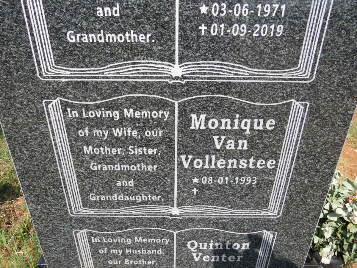LANGE Cheryl, de 1971-2019 :: VENTER Quinton 1987 :: VAN VOLLENSTEE Monique 1993- _2