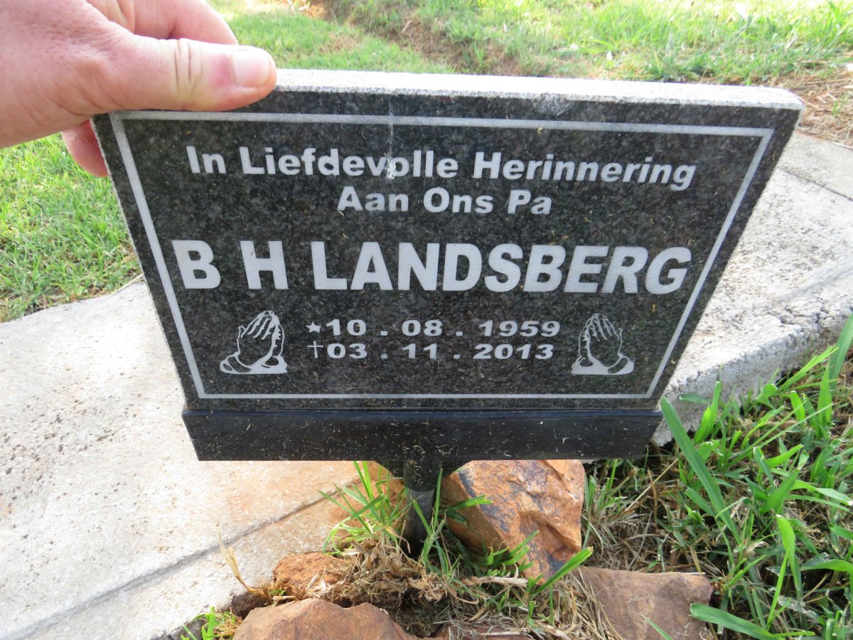LANDSBERG B.H. 1959-2013