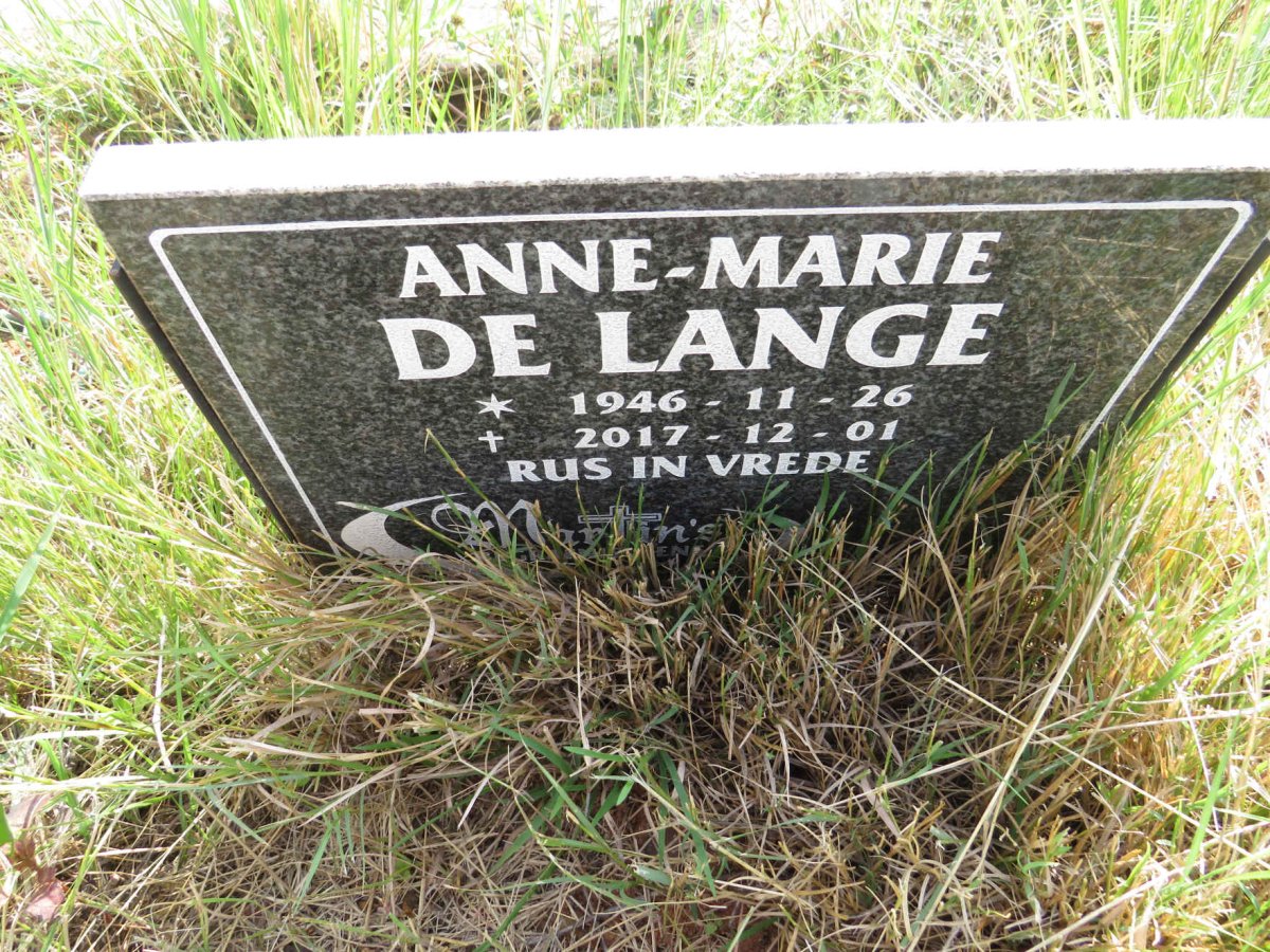 LANGE Anne-Marie, de 1946-2017