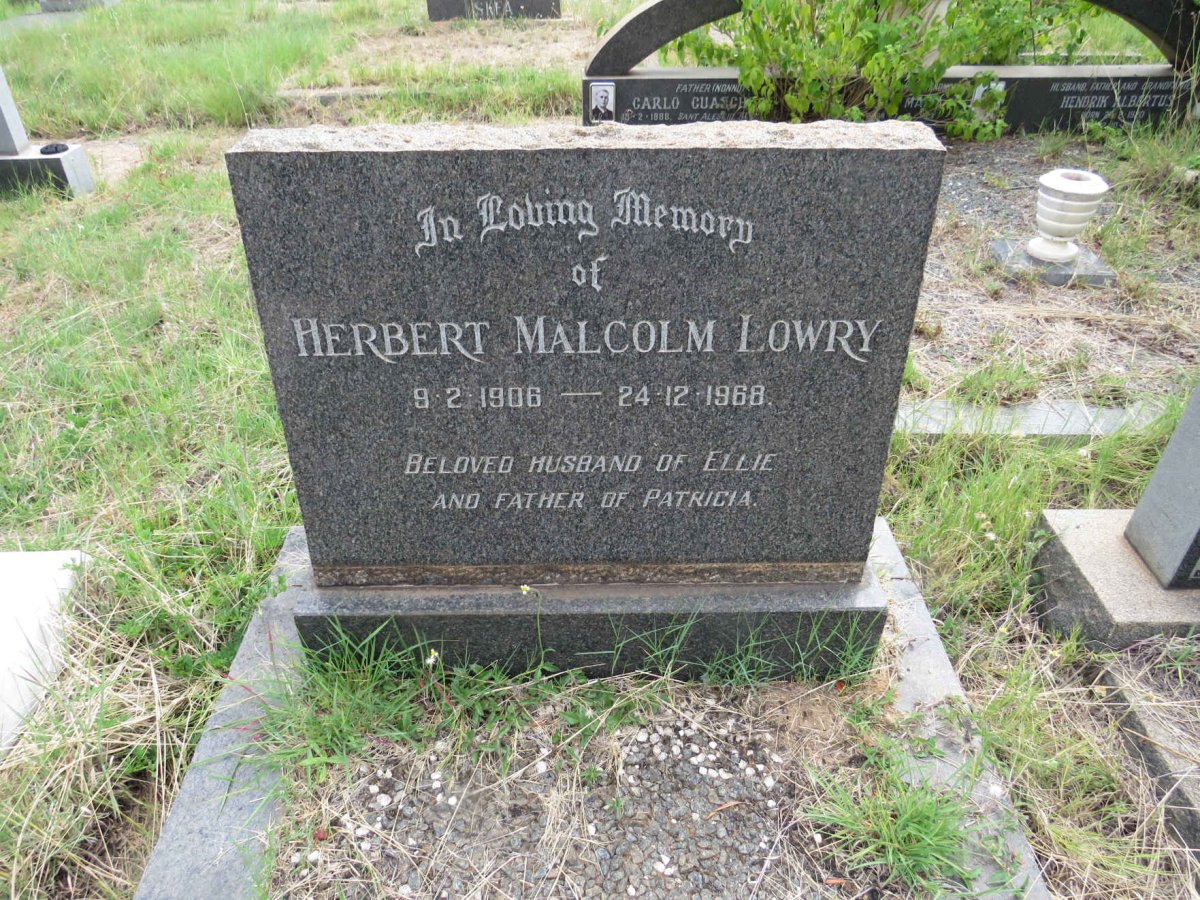 LOWRY Herbert Malcolm 1906-1968