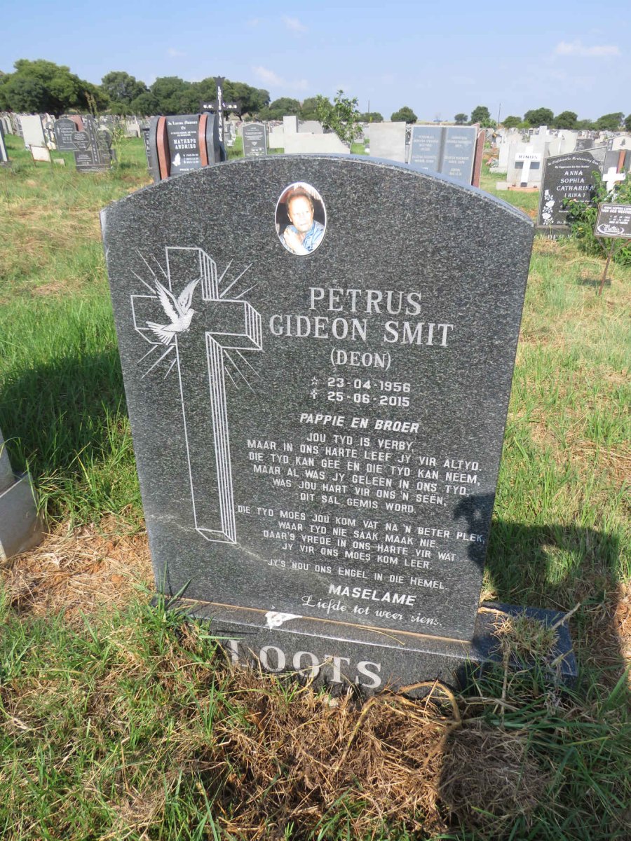 LOOTS Petrus Gideon Smit 1956-2015
