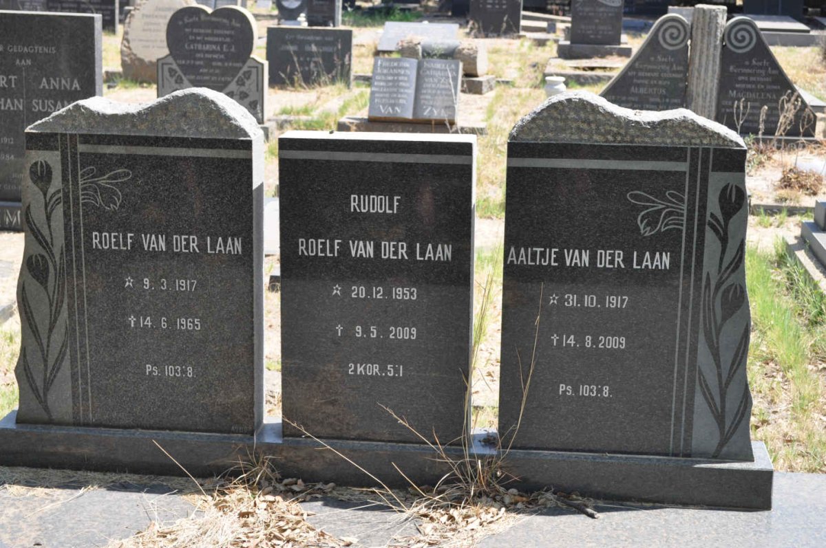 LAAN Roelf, van der 1917-1965 &amp; Aaltje 1917-2009 :: VAN DER LAAN Rudolf 1953-2009