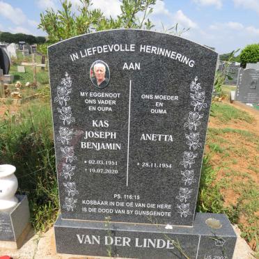 LINDE Joseph Benjamin, van der 1951-2020 & Anetta 1954- 