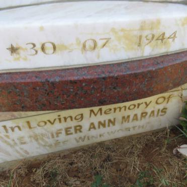 MARAIS Jennifer Ann nee WINKWORTH 1944- _2