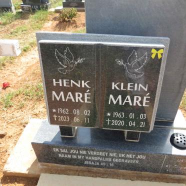 MARE Henk 1962-2023 & Klein 1963-2020
