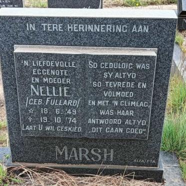 MARSH Nellie nee FULLARD 1949-1974
