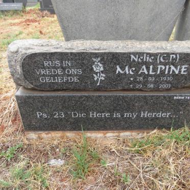 MCALPINE C.P. 1930-2001