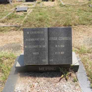 MEIRING Johan Conrath 1910-1971