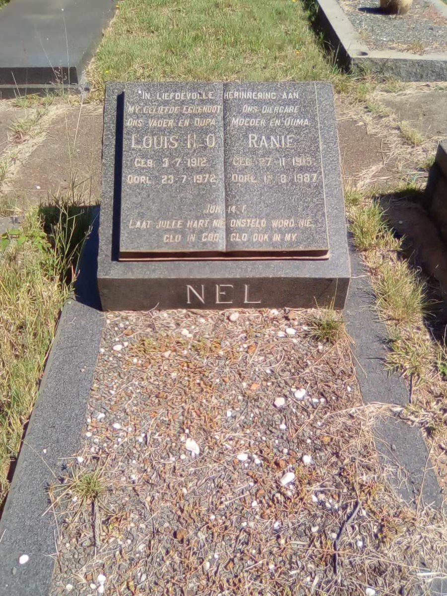NEL Louis H.?. 1912-1972 &amp; Ranie 1915-1987