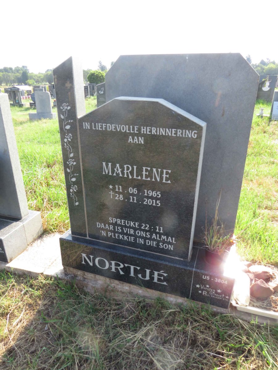 NORTJE Marlene 1965-2015