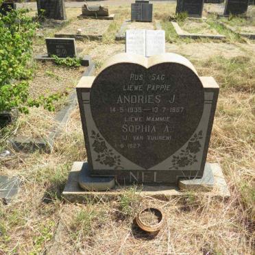 NEL Andries J. 1935-1967 & Sophia A. J. VAN VUUREN 1927- 