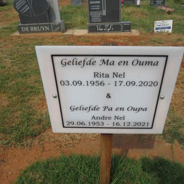 NEL Andre 1953-2021 & Rita 1956-2020 
