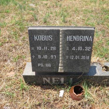 NELL Kobus 1928-1997 & Hendrina 1932-2018