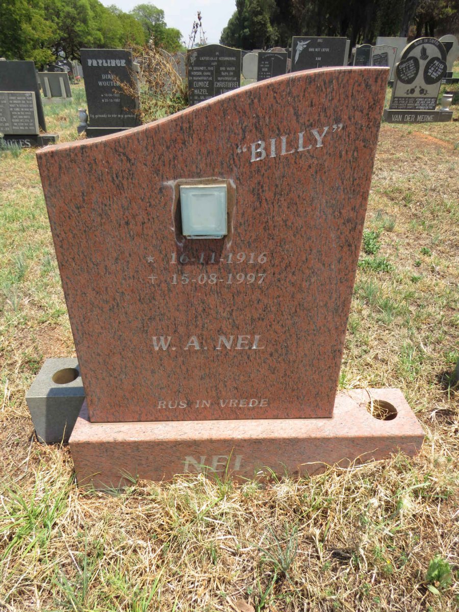 NEL W.A. 1916-1997